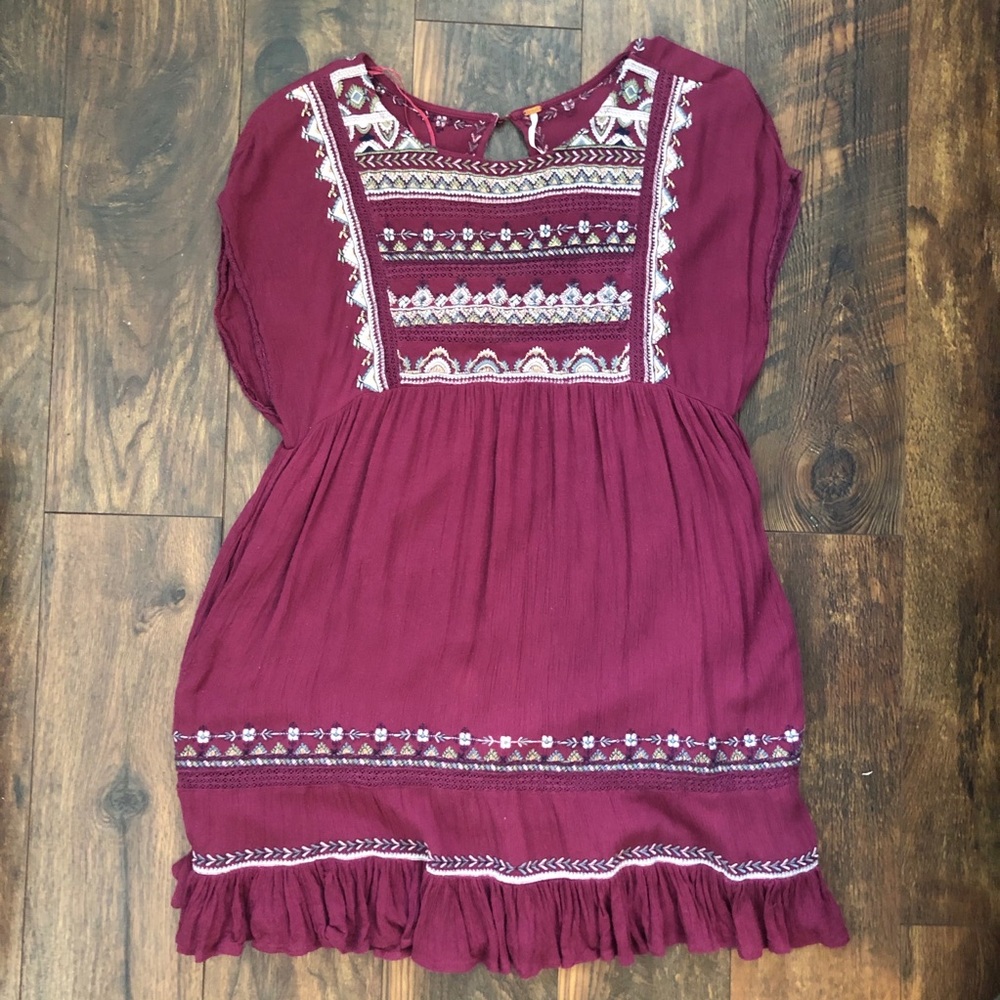 Free People embroidered dress